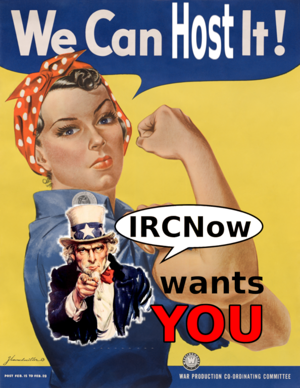 IRCNow wants YOU to host it!